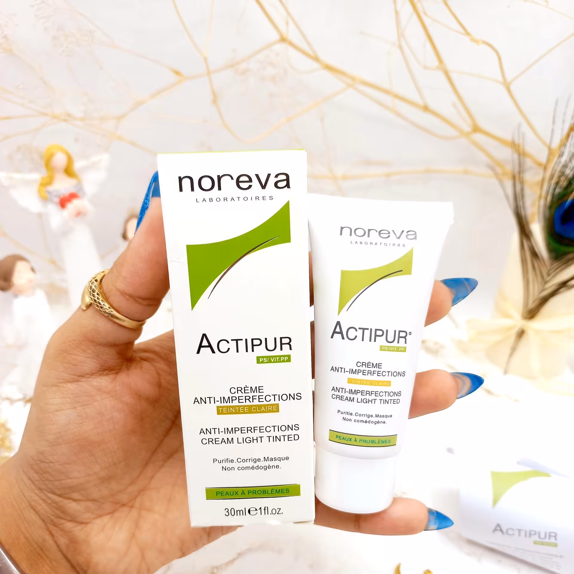 کرم پودر ضد جوش و آکنه اکتی پور (رنگی روشن) Actipur

