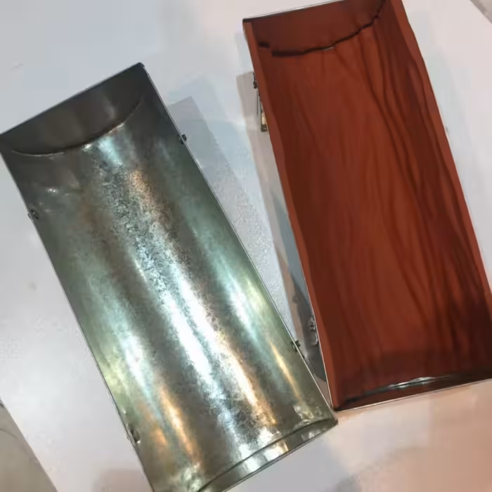 قالب لوف کف گرد گالوانیزه  11 عرض
6ونیم ارتفاع
26 طول
18ونیم هلالی داخل