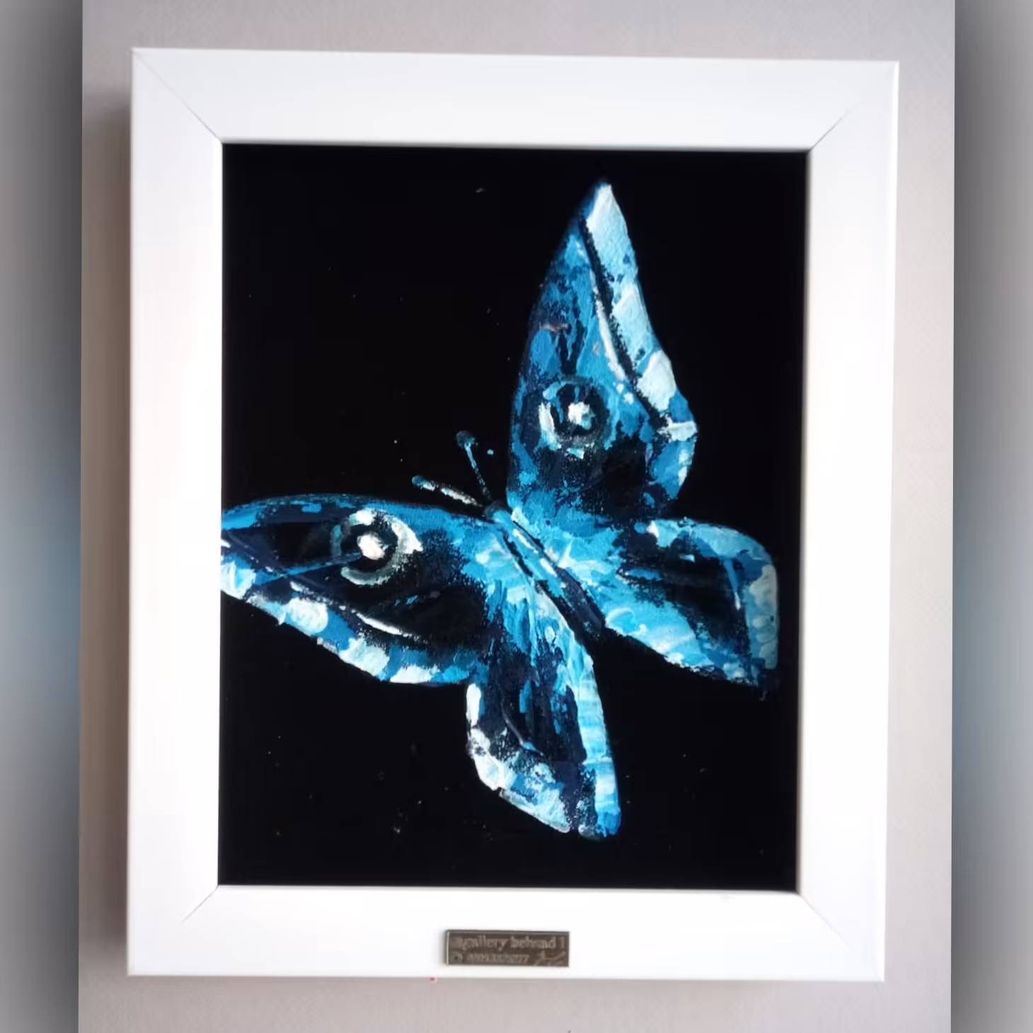 تابلونقاشی مخمل پروانه