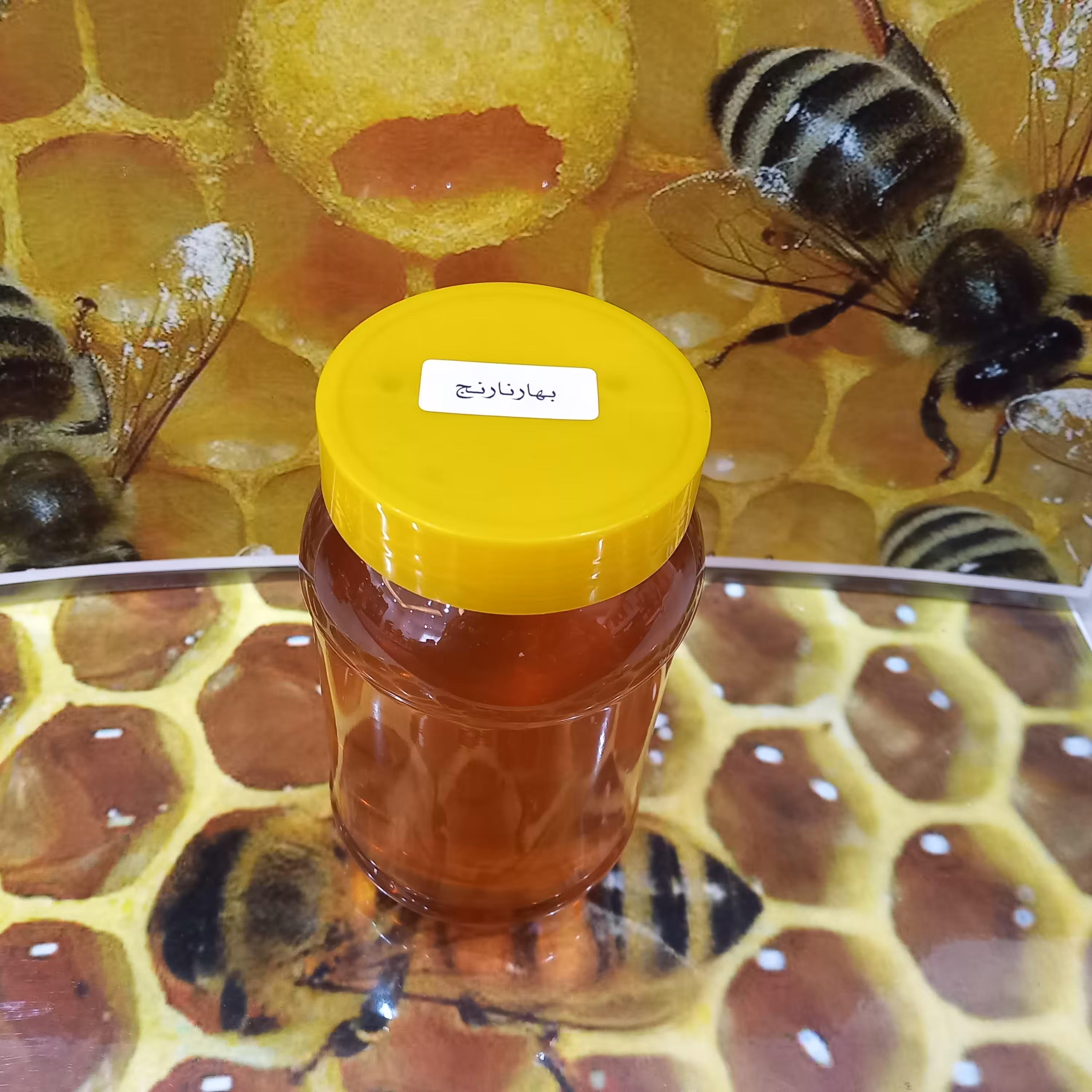 عسل بهار نارنج شهد خالص طبیعی