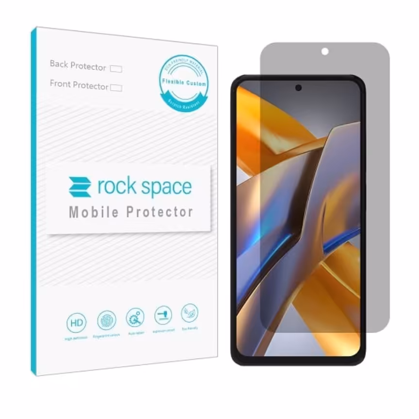 گلس پرایوسی (حریم شخصی)نانو و ضد ضربه گوشی بلک بری Z30 برند راک اسپیس