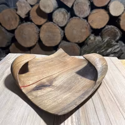 ظروف پذیرایی شیرینی چوبی