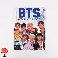 دفتر مشق 80 برگ سیمی طرح بی تی اس آتی