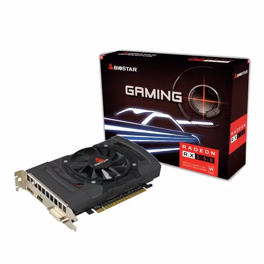 قیمت و خرید کارت گرافیک بایوستار مدل RX 550 2GB | یاس ارتباط