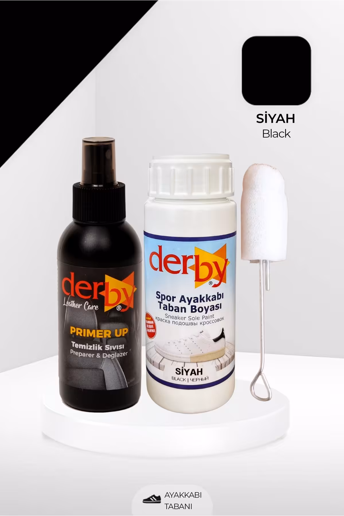 مراقبت کفش سفید مردانه و زنانه رنگ پایه مایع تمیز کننده قبل از Derby