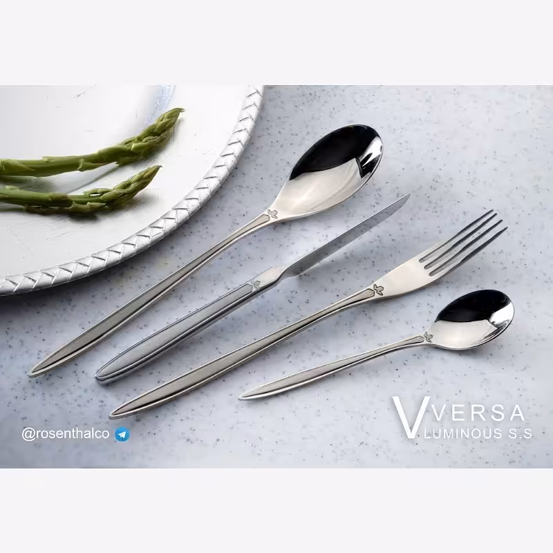 سرویس قاشق چنگال 30 نفره  مات و براق  151 پارچه  (برند رزنتال ) (  0114  S )