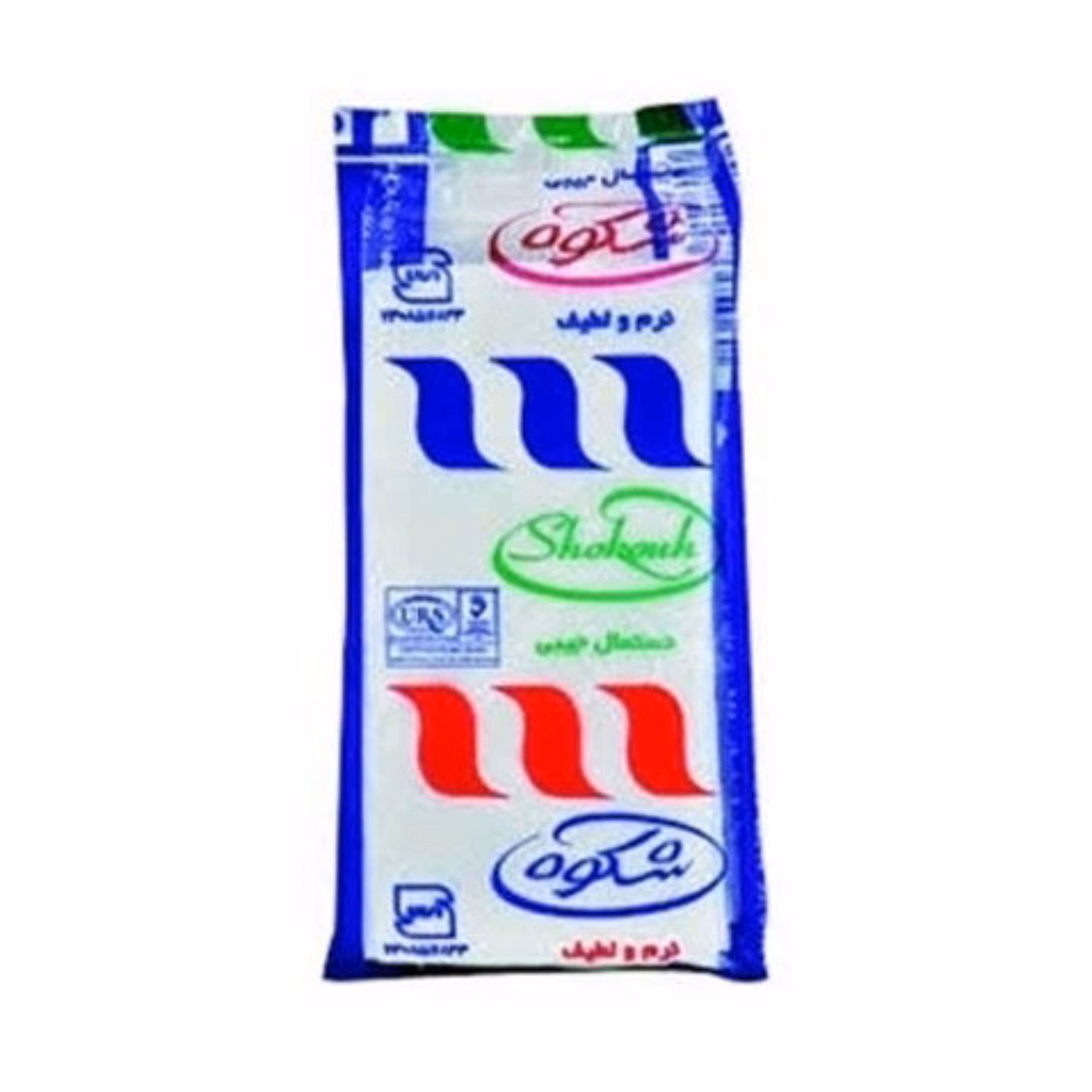 دستمال کاغذی جیبی شکوه مدل ساده بسته 24 عددی