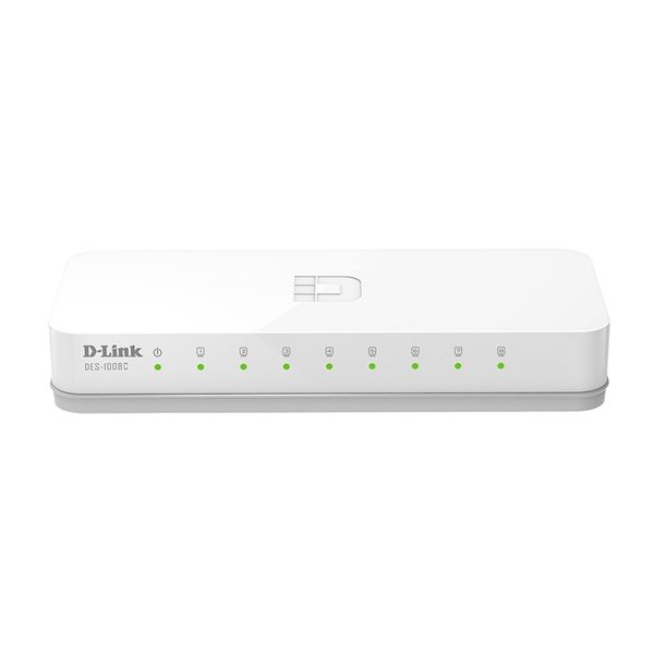 سوییچ دسکتاپ 8 پورت گیگابیتی دی-لینک مدل DES 1008C
