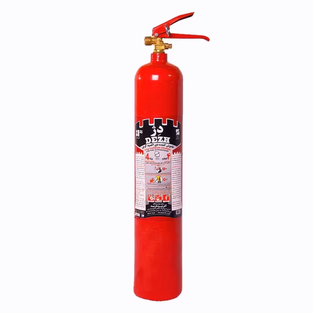 کپسول آتش نشانی co2گاز 4 کیلوگرمی