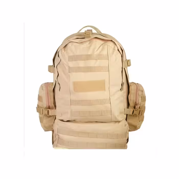 کوله پشتی تاکتیکال 60لیتری (کرم) مدل APP-173 چهار جیب (پس کرایه)