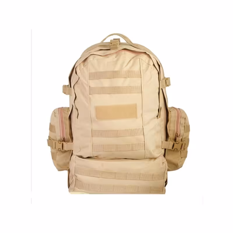 کوله پشتی تاکتیکال 60لیتری (کرم) مدل APP-173 چهار جیب (پس کرایه)