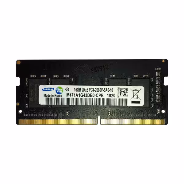 رم لپ تاپ سامسونگ RAM SAMSUNG DDR4 16GB 2666MHz
