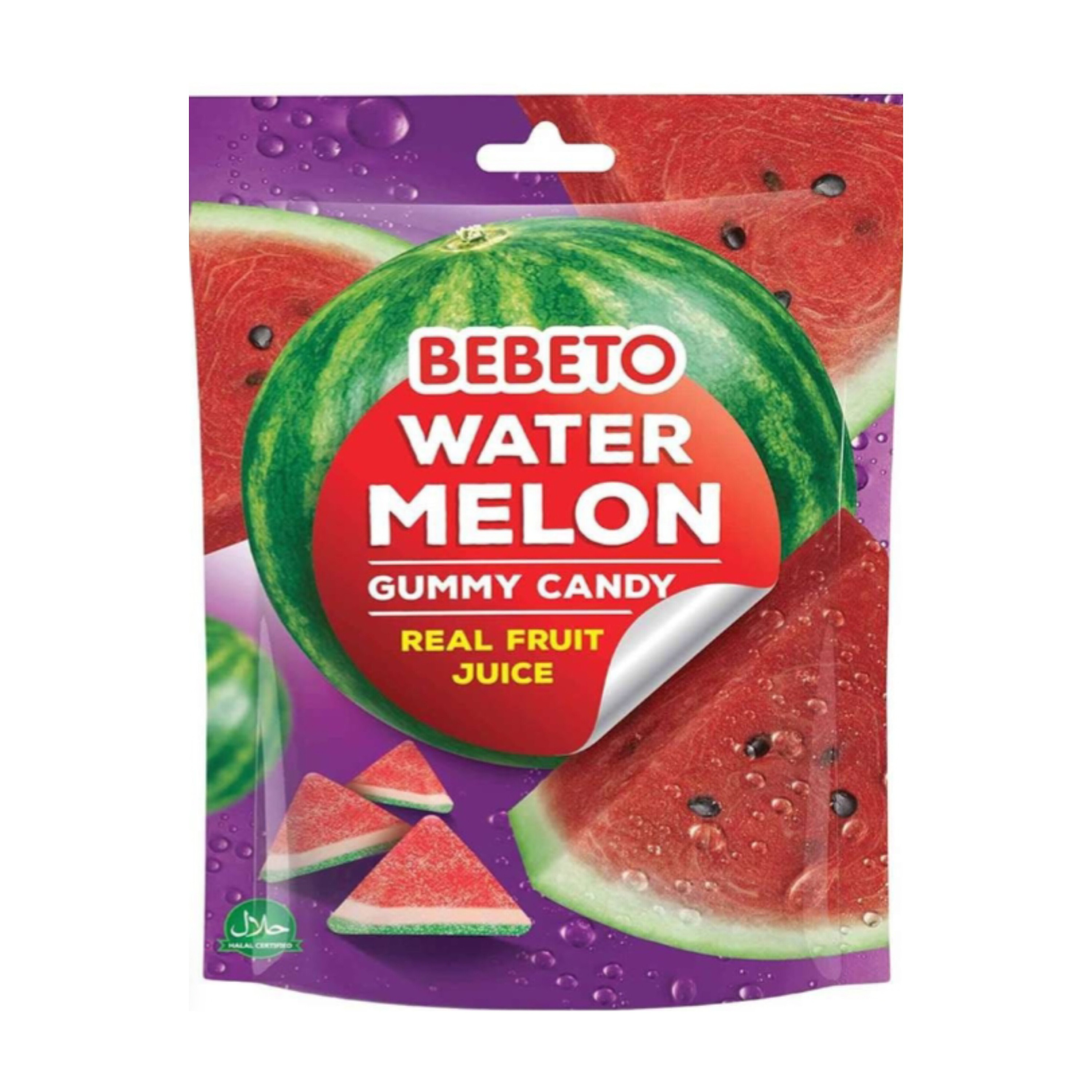 پاستیل هندوانه ببتو با اب میوه طبیعی 60 گرم bebeto

