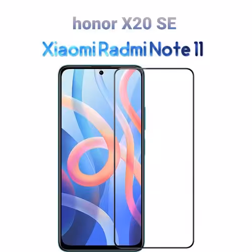 گلس سرامیکی شفاف شیائومی redmi note 11 و honor x20 se با کیفیت عالی