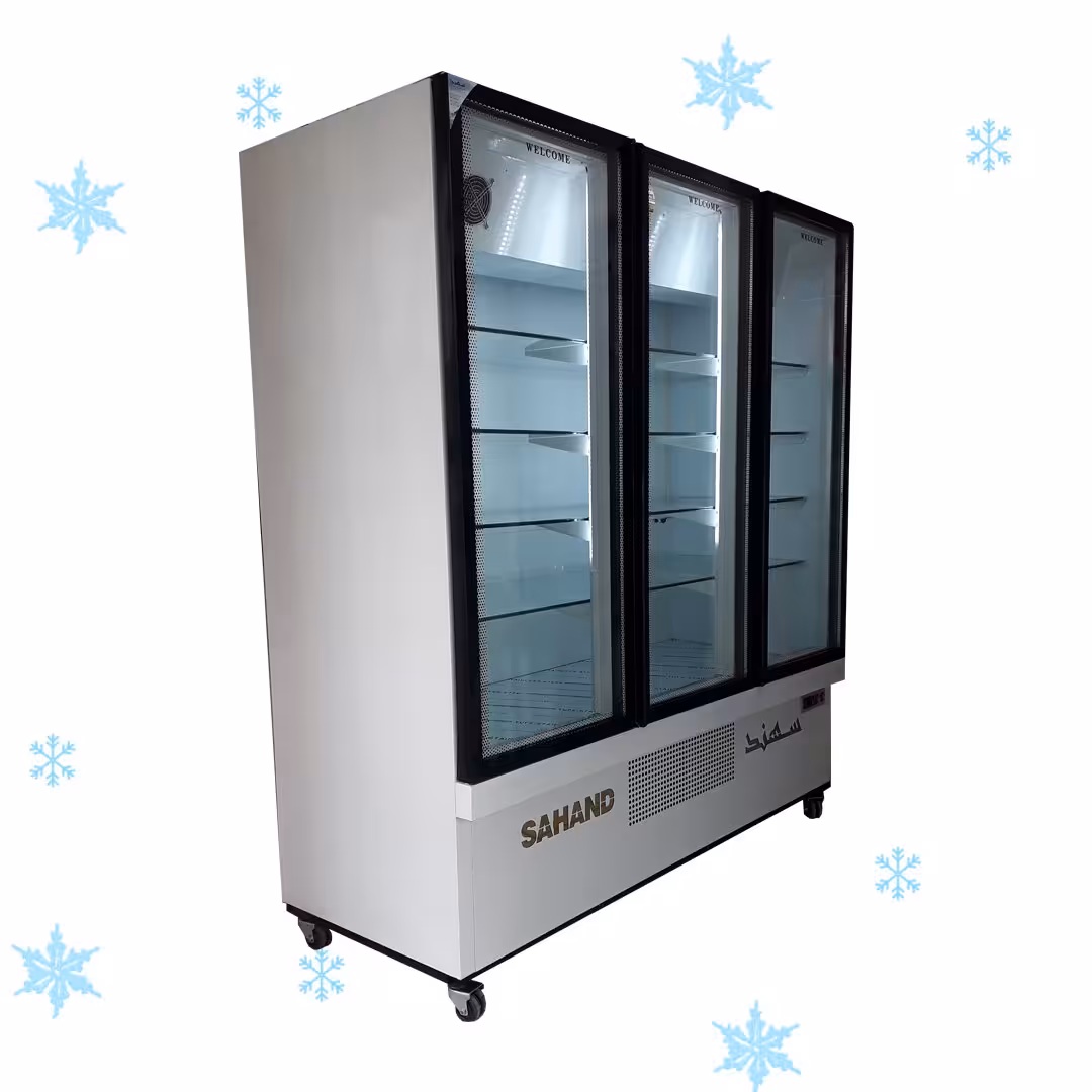 یخچال نوفراست  3درب  طرح الماس ( ارسال با باربری و پس کرایه )