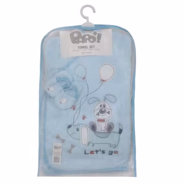 ست حوله پاپو papo طرح سگ