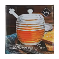 ظرف عسل Fineccy طرح راه راه