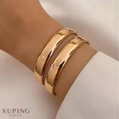 دستبند النگویی طرح آیینه ای