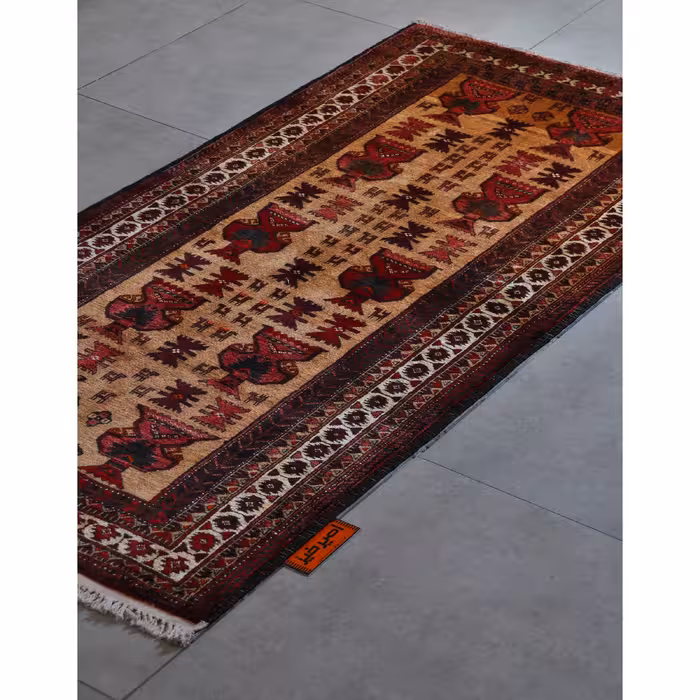 فرش دستبافت سه متری امیرخیز مدل ایلیاتی کد 109828