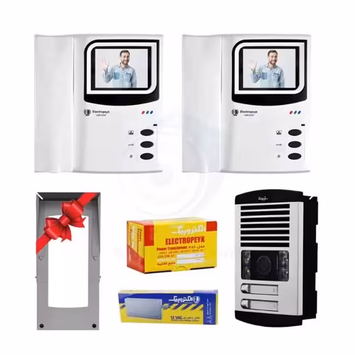 پکیج آیفون تصویری 2 واحدی الکتروپیک 3.5 اینچ بدون حافظه 1286