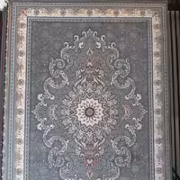 فرش ماشینی اصل 12 متری هفتصد hcpx2 تراکم 2550 صددرصد نخ رنگ دودی نقشه روژین ارسال پس کرایه