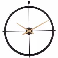 ساعت دیواری فلزی WILHELM کد M-18030 رنگ BLACK