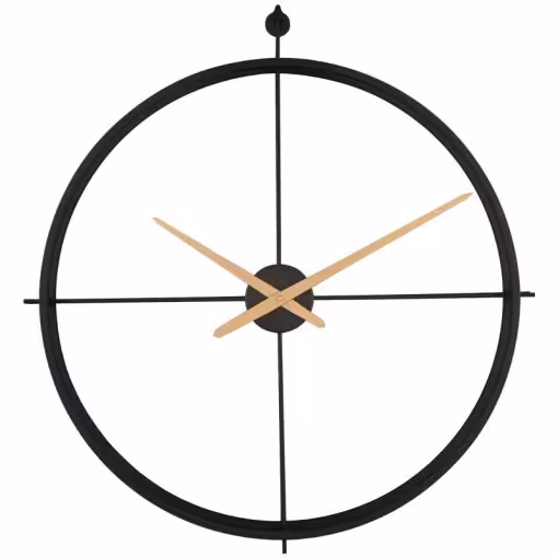 ساعت دیواری فلزی WILHELM کد M-18030 رنگ BLACK