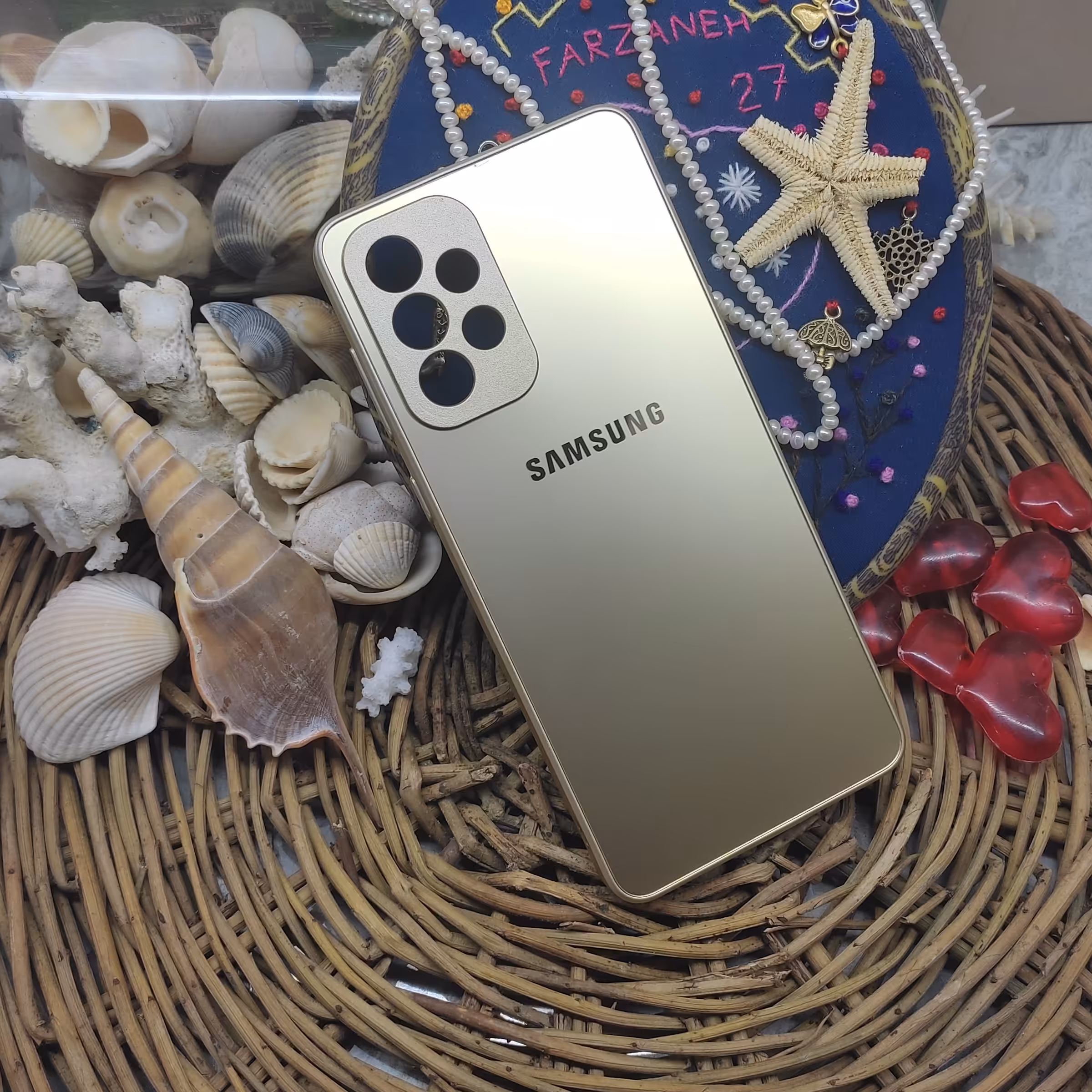 کاور  گوشی سامسونگ a73جنس pvd