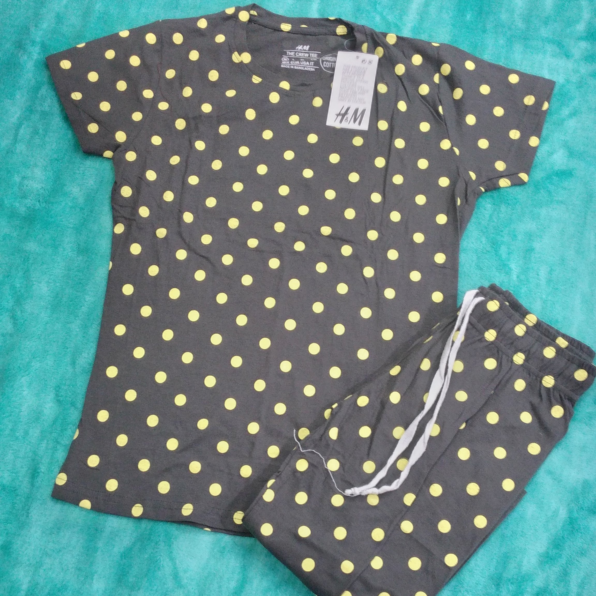تی شرت و شلوارک نخی H & M