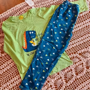 ست نخ وپنبه پسرانه دایناسوری