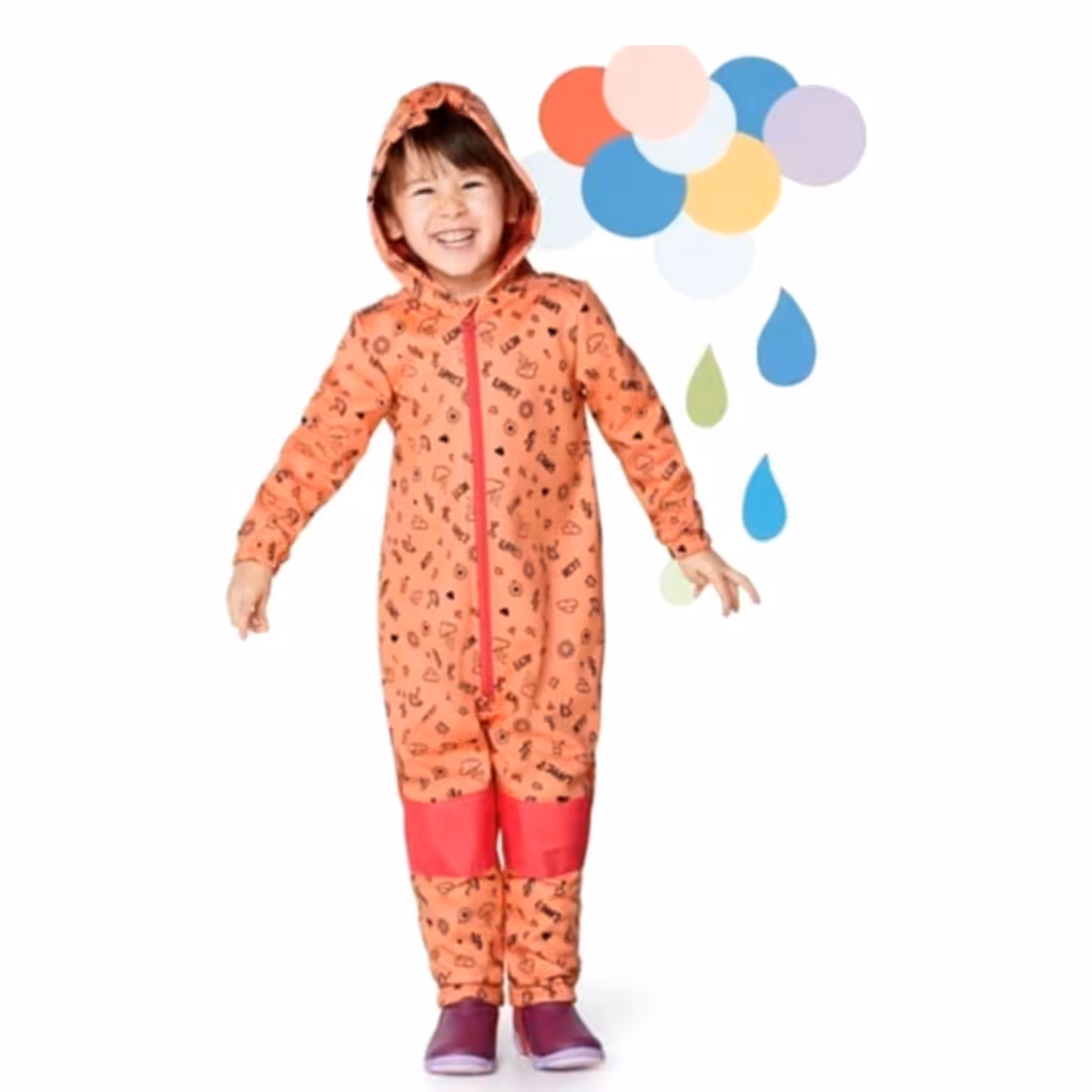 سرهمی بارانی لوپیلو اورجینال مناسب 2 تا 4 سال داخل آستر گرم