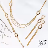 سرویس ژوپینگ با آویز زنجیری کد 12048