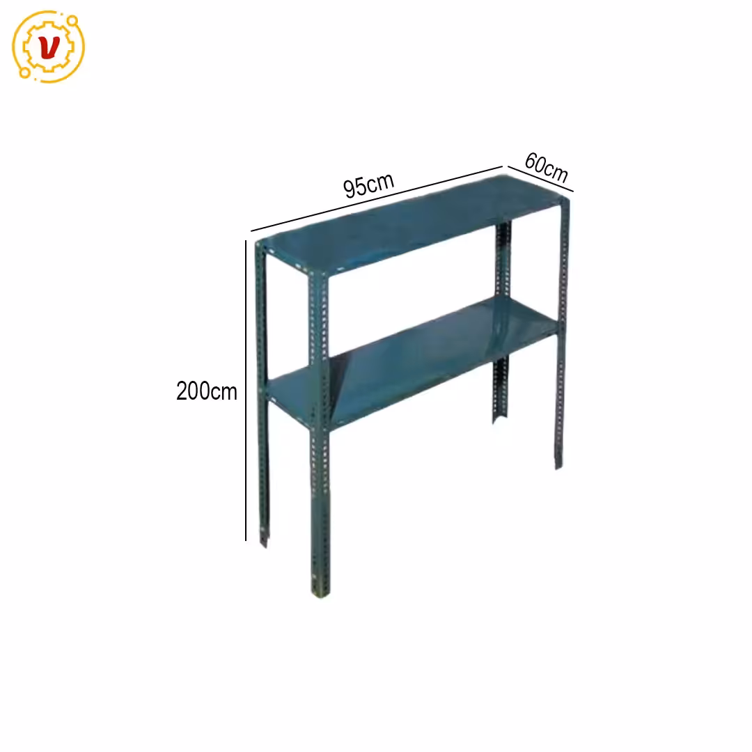 خرید و قیمت ست قفسه انباری 2 طبقه سایز 95x60 ارتفاع 200 - قفسه‌بندی وکیلی