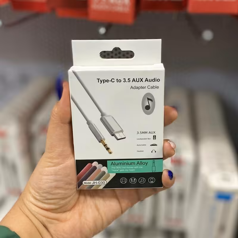  تبدیل تایپ سی به Aux JH030