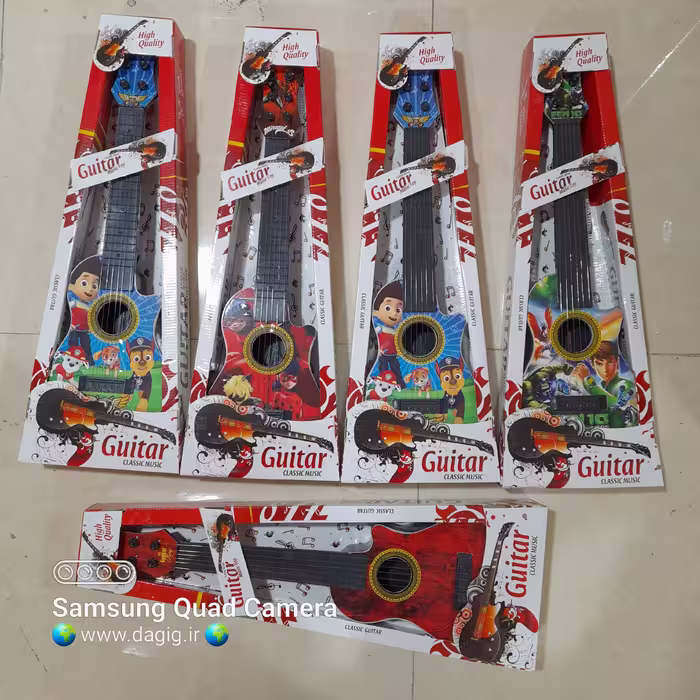 خرید اسباب بازی گیتار پسرانه 55 سانت به قیمت مناسب عمده و کارخانه