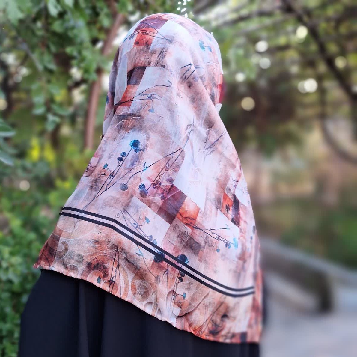 روسری چاپی نخی