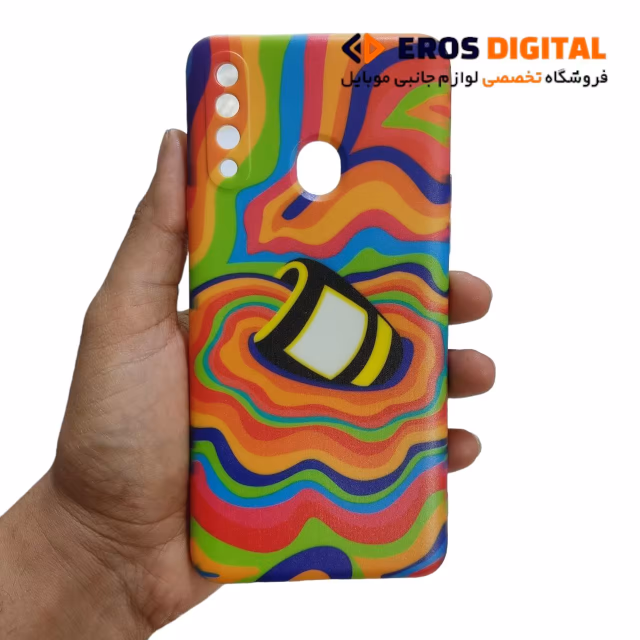 قاب طرح دار سامسونگ A20s پاپ سوکت دار