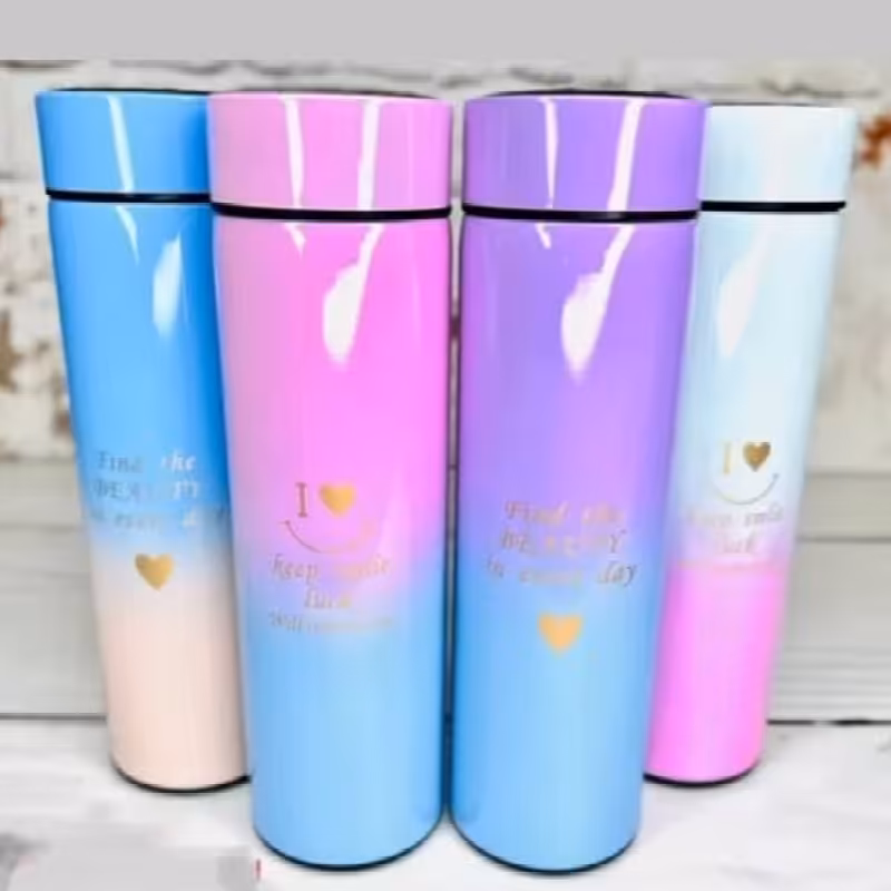 فلاسک دماسنج دار طرح دو رنگ 