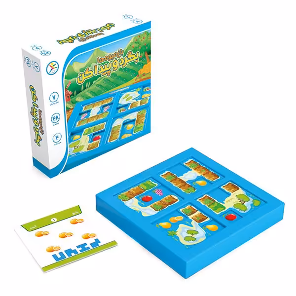 بازی فکری بگرد و پیدا کن مدل باغ میوه ها