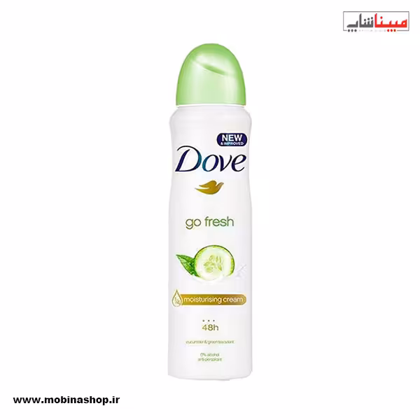 اسپری ضد تعریق زنانه گوفرش خیار داو 250 میل