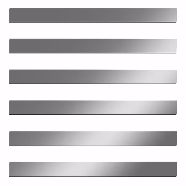 آینه دیواری کد 1505 نقره ای سایز 5x120 سانتی متر بسته 6 عددی