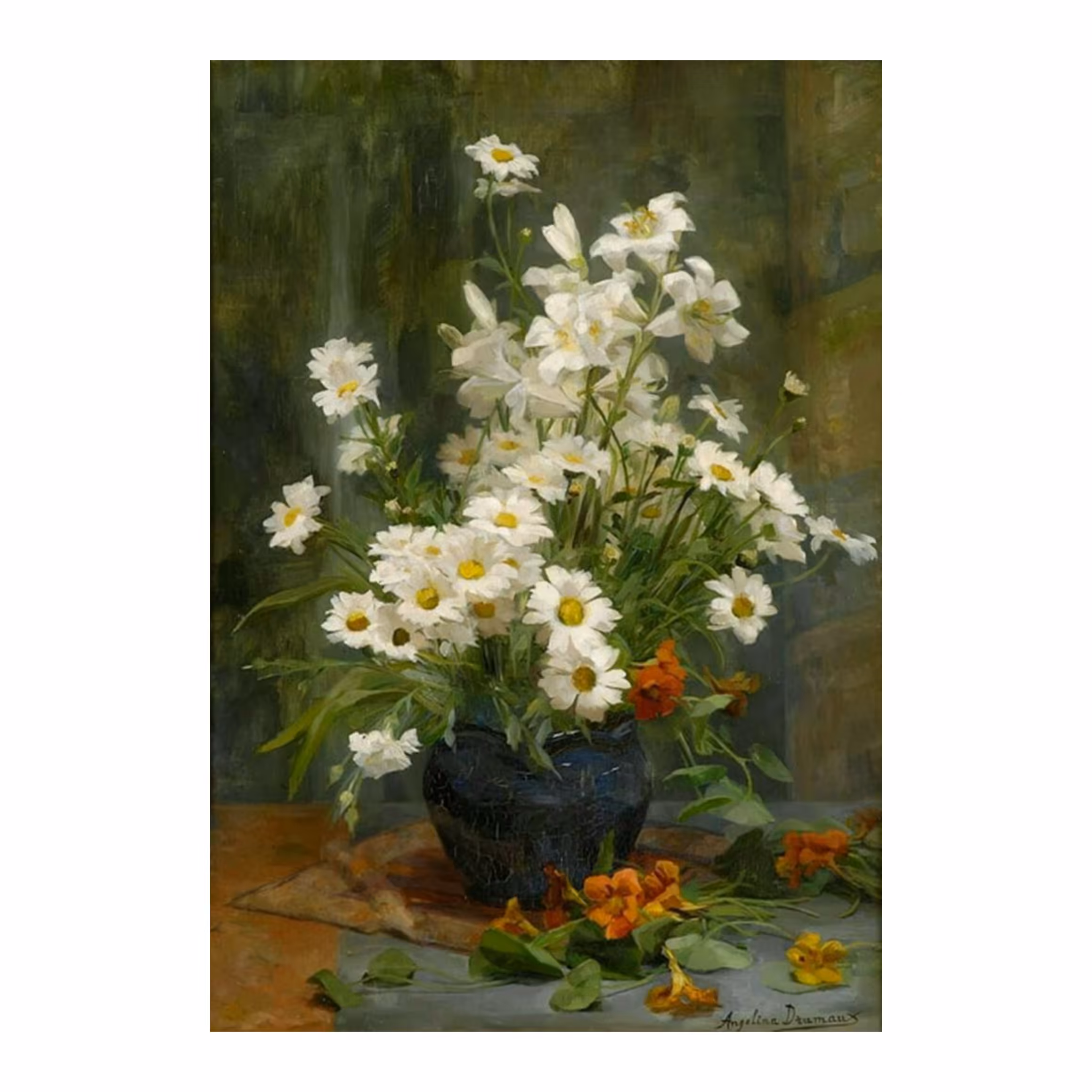 پذیرش سفارش تابلو رنگ روغن طرح گل وگلدان