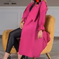 مانتو هانا رنگ صورتی