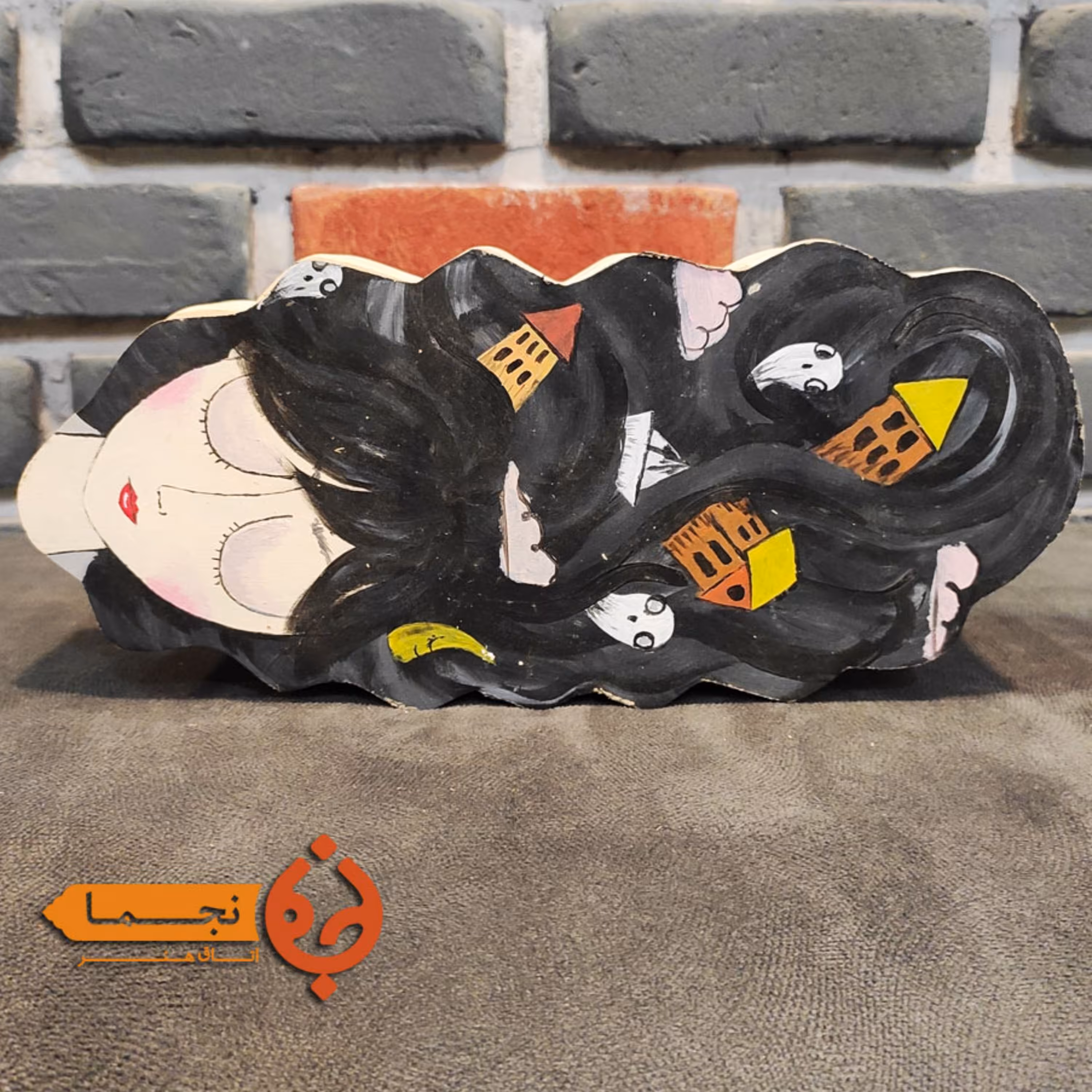 جعبه چوبی نقاشی شده کد SK10