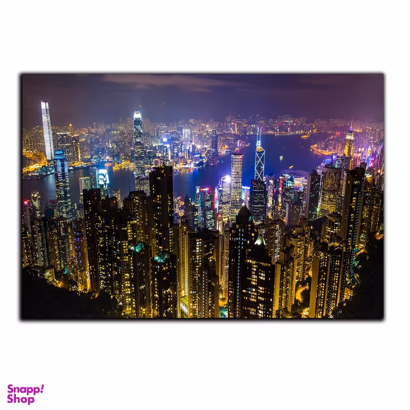 تابلو شاسی بکلیت طرح منظره شهر هنگ کنگ مدل SH-830