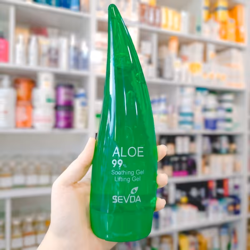 ژل آبرسان آلوورا سودا سفت کننده پوست روشن کننده پوست خنک کننده پوست حجم 250 میلی لیتر