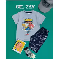 لباس بچگانه بلوزشلوارک سونیک اسپرت .