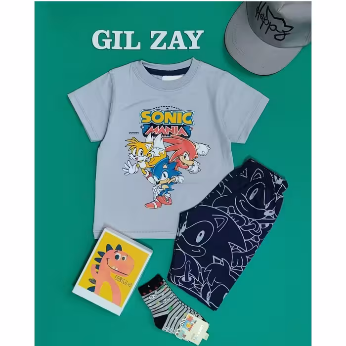 لباس بچگانه بلوزشلوارک سونیک اسپرت .