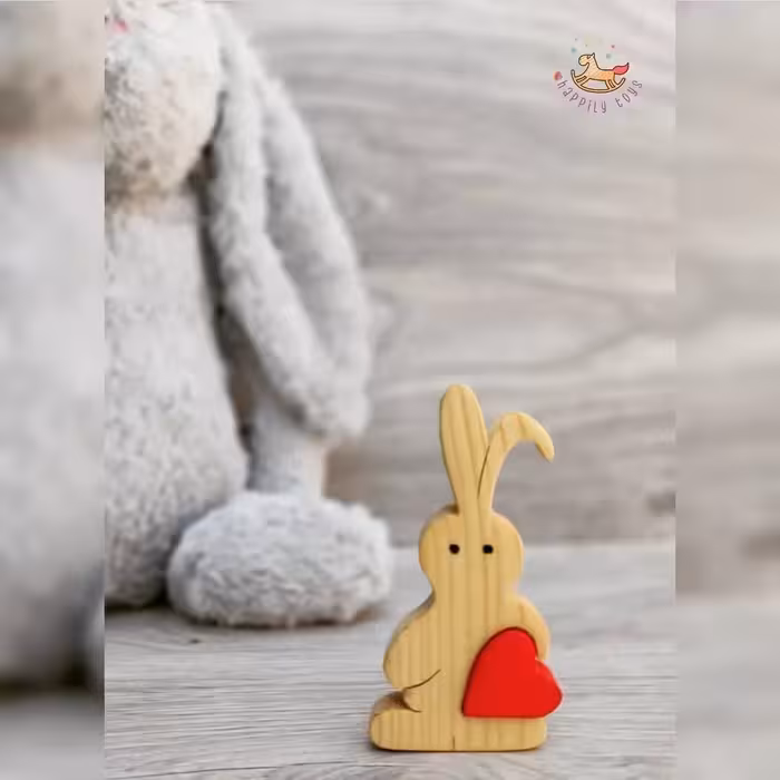 دکوری چوبی خرگوش 