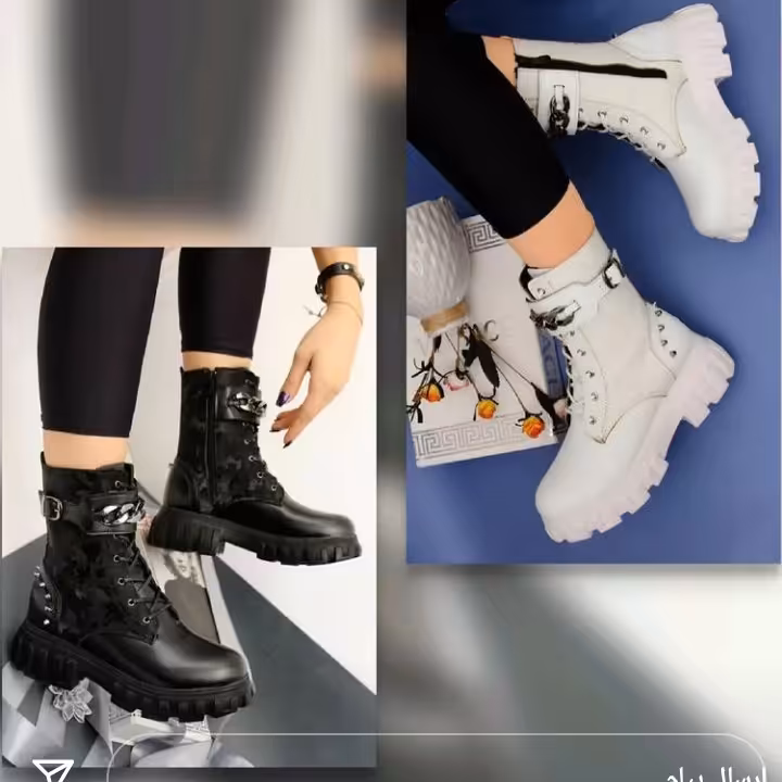 نیم بوت زیره پی یو سبک و راحت با کیفیت